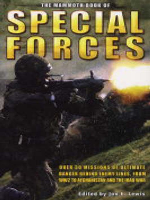 Title details for The Mammoth Book of SAS and Special Forces by Jon E. Lewis - Available